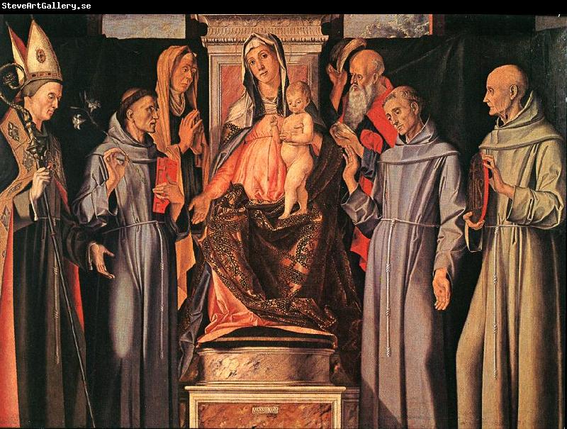 VIVARINI, family of painters Holy Family (Sacra Conversazione) ewt